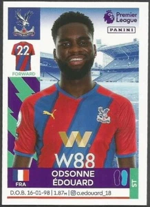 PANINI 2022 PREMIER LEAGUE- #220-CRYSTAL PALACE-CELTIC-ODSONNE EDOUARD - Picture 1 of 1
