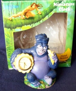 Reloj en miniatura FANTASMA de la película Tarzán de Disney, pintado a mano, en caja - Imagen 1 de 3