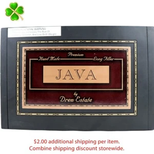 Java Robusto Maduro leere Holz Zigarrenkiste 10" x 6,75" x 2" - Bild 1 von 12