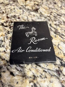 VINTAGE MATCHBOOK The Zebra Room LARRY FORD'S SUPPER CLUB, Tampa FLA. mit Streichhölzern - Bild 1 von 3