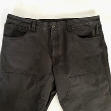 Filson Double Front Jeans Mens Sz 42 Raven Cotton Heavy Duty 30" Inseam