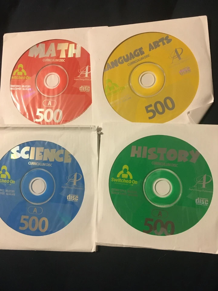 Switched on Schoolhouse, 5th grade 4’subject complete free ship, SOS AOP - Image 1 of 1