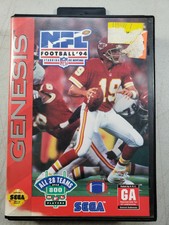 NFL Football 94 JOE MONTANA Sega GENESIS Video Game COMPLETE Aikman Young Elway