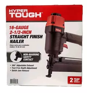 Neu Hyper Tough HTFN6 16 Stärke 2-1/2 Zoll gerades Finish Nagler - KOSTENLOSER VERSAND - Bild 1 von 3