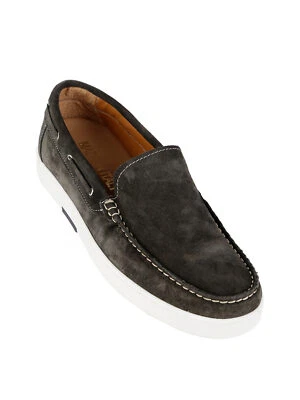 Made In Italy Mocassini in pelle scamosciata da uomo - Immagine 1 di 4