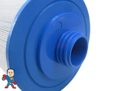 Filter 8 1/4" Tall x 6" Wide 1-1/2" SAE Threaded 40 sqft Fits Front Load - Image 1 of 4