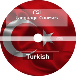 * LEARN TURKISH LANGUAGE * FSI TRAINING COURSE * MP3 AUDIO PDF on CD * BASIC - Picture 1 of 1