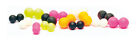 FLOOZEYES ASSORTED COLOURED IN SIZES 6mm & 8mm FROM VENIARD FLY TYING MATERIALS