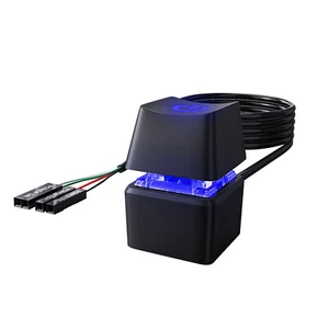 LED Light Computer Desktop Switch PC Motherboard External Start Power Button a - Afbeelding 1 van 23