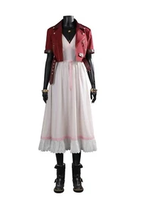 New Hot Games Aerith Gainsborough Cosplay Costume Halloween Outfit Carnival Suit - Picture 1 of 12
