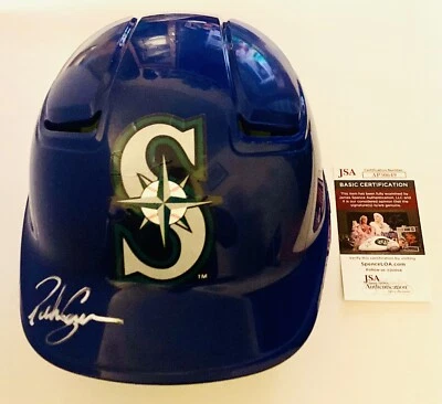 RICHIE SEXSON SIGNED AUTOGRAPH SEATTLE MARINERS F/S BATTING HELMET JSA COA RARE! - Image 1 of 2