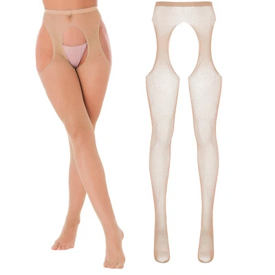Sexy calcetín transparente con ligeras elásticas ajustables para mujer Foto 1 de 2