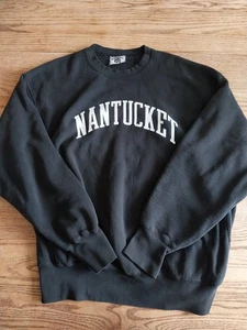 Vtg Nantucket Lee Oversized Heavyweight Crewneck Sweatshirt USA 90s Adult Sz 2X - Picture 1 of 7
