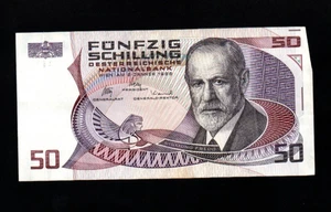 50 SCHILLING VERY FINE   BANKNOTE  FROM  AUSTRIA  1986   PICK-149 - Picture 1 of 2