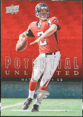 2008 Upper Deck - Potential Unlimited Football Matt Ryan #PU27 - Image 1 of 2