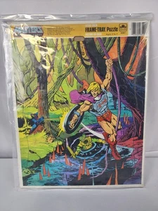Vintage 1984 Golden MASTERS OF THE UNIVERSE swamp extra thick Frame Tray PUZZLE - Picture 1 of 2