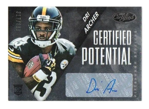 2014 Panini Certificato Dri Archer Potenziale Autografi 317/399 Steelers P-DR - Foto 1 di 2