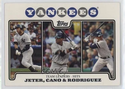 2008 Limited Edition Team New York Yankees Set Derek Jeter Robinson Cano #38 HOF - Image 1 of 2