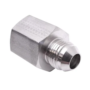 Parker 8-8 GTX-SS Triple-Lok 37° Flare JIC Tube 1/2" to 1/2" NPTF, 5000psi Max - Picture 1 of 5