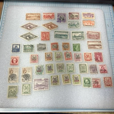 Antique Latin America/Islands Stamps, 1850-1945: Costa Rica/DR/Chile/Philippines - Image 1 of 4