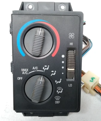 16205775 Chevy 1995 1996 1997 S10 GMC Sonoma Heater Control Switch Dash OEM V80 - Image 1 of 4