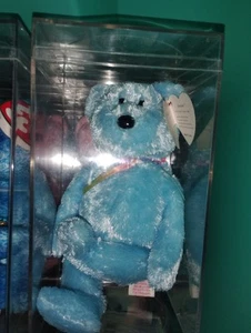 TY Beanie Baby - SHERBET der Bär (blaue Version) (8,5 Zoll) - MWMTs Stofftier - Bild 1 von 1