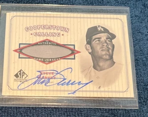 MAGLIA CARD STEVE GARVEY AUTOGRAFATA 2001 SP GIOCO AUTENTICO USATA CON CERTIFICATO DI AUTENTICITÀ - Foto 1 di 1