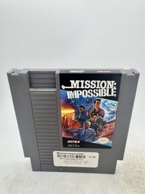 Mission: Impossible Nintendo Entertainment System NES Cart Tested Working VGC