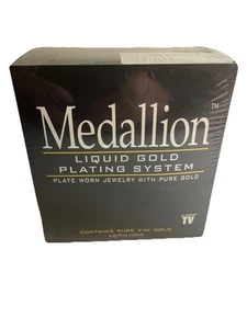 Medallion Liquid Gold Plating System Contains Pure 24K Gold, Brand New Sealed - Picture 1 of 4
