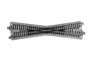 KATO N scale Unitrack Point Crossing track 15° right 20-301 - Imagen 1 de 4