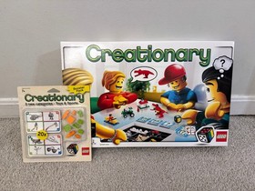 LEGO Games Creationary 3844 PLUS Expansion 20 Cards like Pictionary NEW SEALED