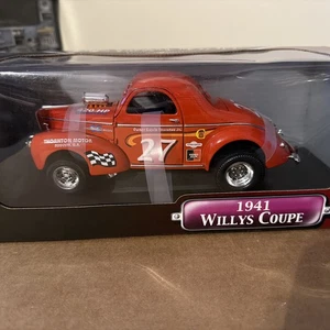 Road Signature by Yat Ming 1941 Willy's Coupe Red 1/18 Scale  #27 New In The Box - Picture 1 of 7