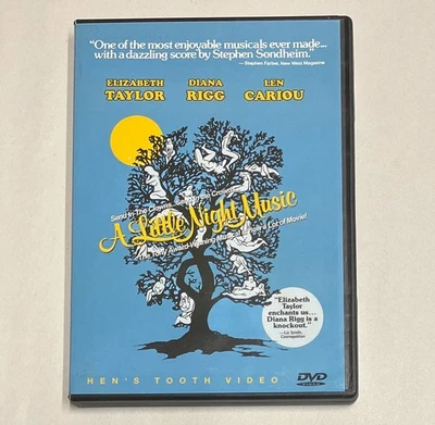 A Little Night Music DVD 1977 with Insert Elizabeth Taylor, Diana Rigg, Sondheim - Image 1 of 3