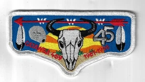 Catawba Lodge 459 1951-1996 Flap WHT Bdr Mecklenburg County, NC - Picture 1 of 1
