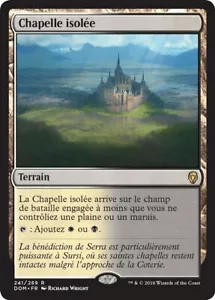 Magic The Gathering MTG ISOLATED CHAPEL FRENCH Dominaria NM Near Mint - Foto 1 di 1
