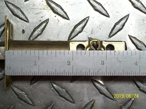 Schlage B 460 Catenaccio 2 3/4 Schienale Ottone Bullone di Ricambio B 160 - Foto 1 di 4