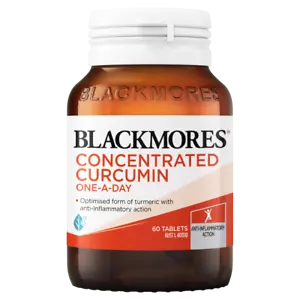 Blackmores Concentrated Curcumin One-A-Day 60 Tablets Antioxidant Joint Health - Picture 1 of 3