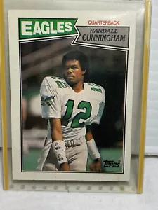 1987 Topps Randall Cunningham Rookie Card #296 Philadelphia Eagles - Picture 1 of 11