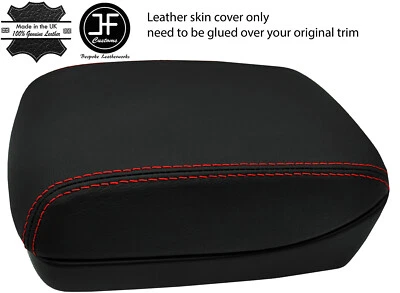 TAPA REPOSABRAZOS PUNTADA ROJA CUBIERTA CUERO REAL SE ADAPTA A SUZUKI GRAND VITARA 2003-2005 Foto 1 de 2