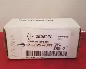 DEUBLIN 17-025-041 3/8 NPT RH New - Picture 1 of 7