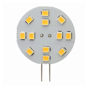 LED G4 Leuchtmittel 2W 190lm 12V AC/DC 30mm warmweiß 3000K Pins seitlich 120° - Bild 1 von 1