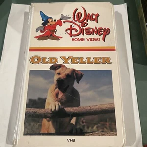 Old Yeller Disney Home Video VHS Tape Clamshell Vintage 1957 Fess Parker Rare - Picture 1 of 6