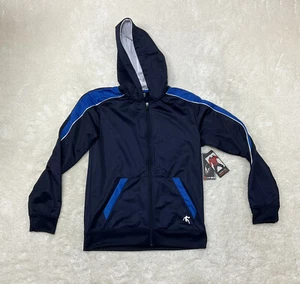And 1 Boys Size XXL (18) Zip Up Hooded Navy Blue Athletic Jacket - Picture 1 of 10