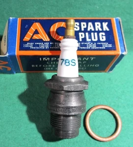 One NOS AC Spark Plug 78S Chevrolet 1928 4cyl 78-S - Picture 1 of 7