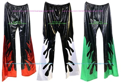 Pantalones de Lucha Unisex Brillantes Metálicos Pantalones Hombres Mujeres Llama Medias/Pantalones 1116 Foto 1 de 2