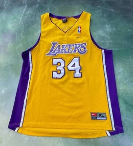 Camiseta deportiva vintage de Nike NBA Los Angeles Lakers Shaquille O'Neal #34 talla XL. - Imagen 1 de 6