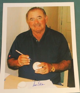 ELIA, LEE T.B. FOTO 8X10 FIRMADA POR ENTRENADOR DE BATEO RAYS 2003--2005 - Imagen 1 de 1