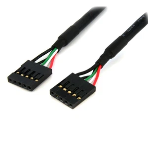 Startech 24in Internal 5 pin USB IDC Motherboard Header Cable F/F - Imagen 1 de 1