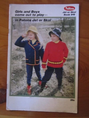 KNITTING PATTERN BOOK PATONS NO. 919    GREAT **** MUST SEE - Image 1 of 2