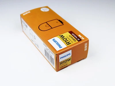 10PCS new PHILIPS 12814 12V10W R10W BA15s premium signaling lamp car light bulb — 第 1/3 张图片